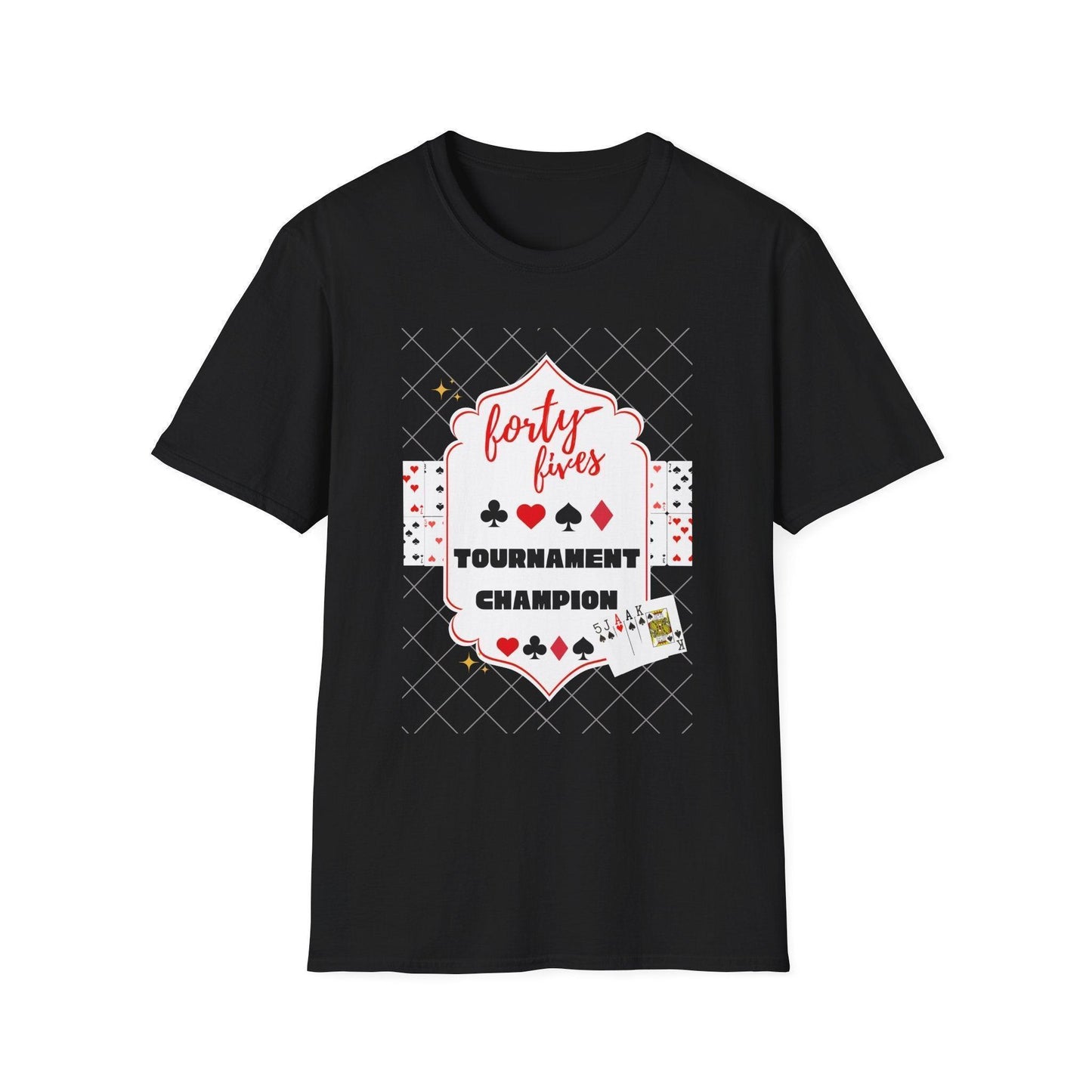 Forty-Fives Tournament Champion - Unisex T-Shirt - Whippie's