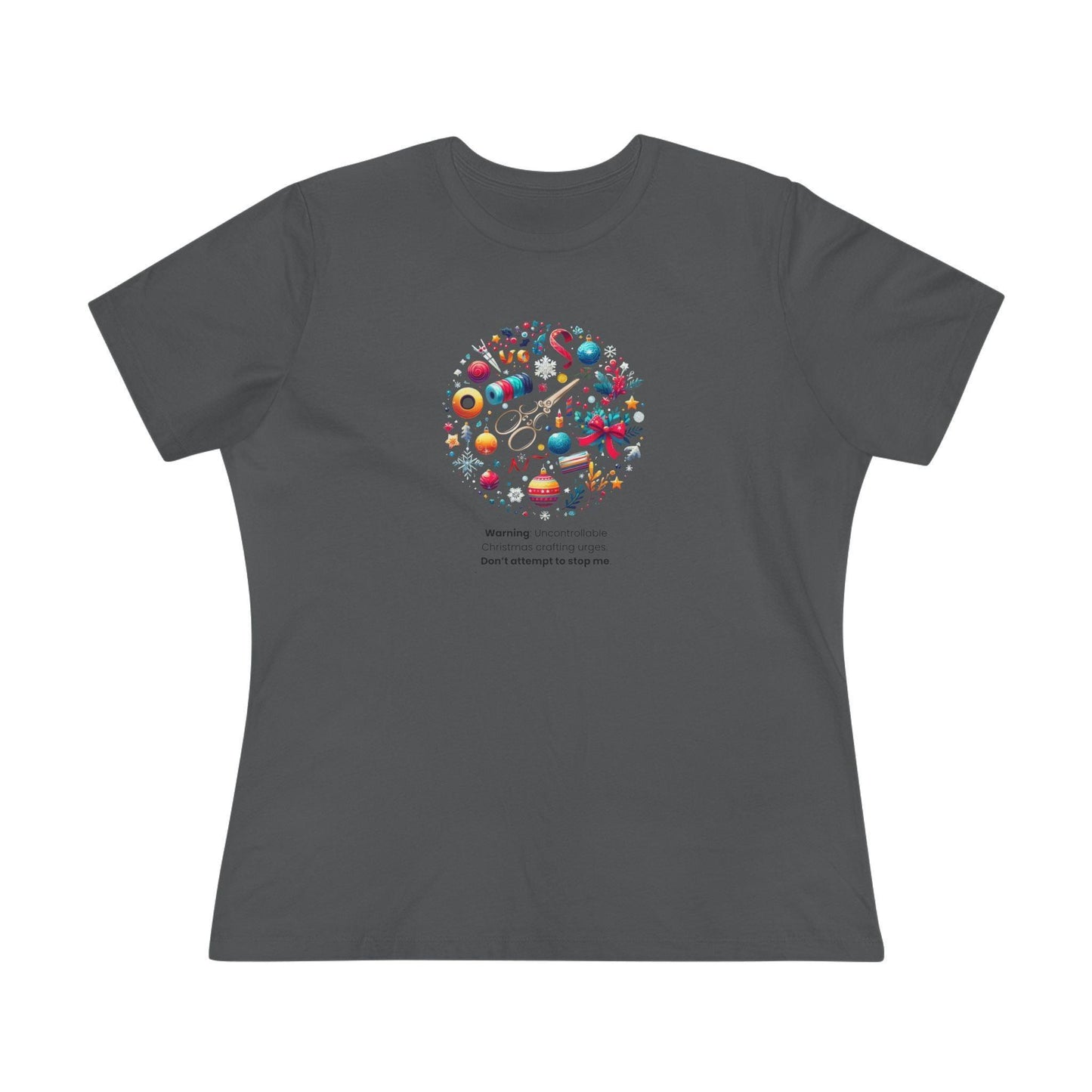 Snow Globe - Uncontrollable Urge to Craft - Women's Softstyle Tee - Whippie's