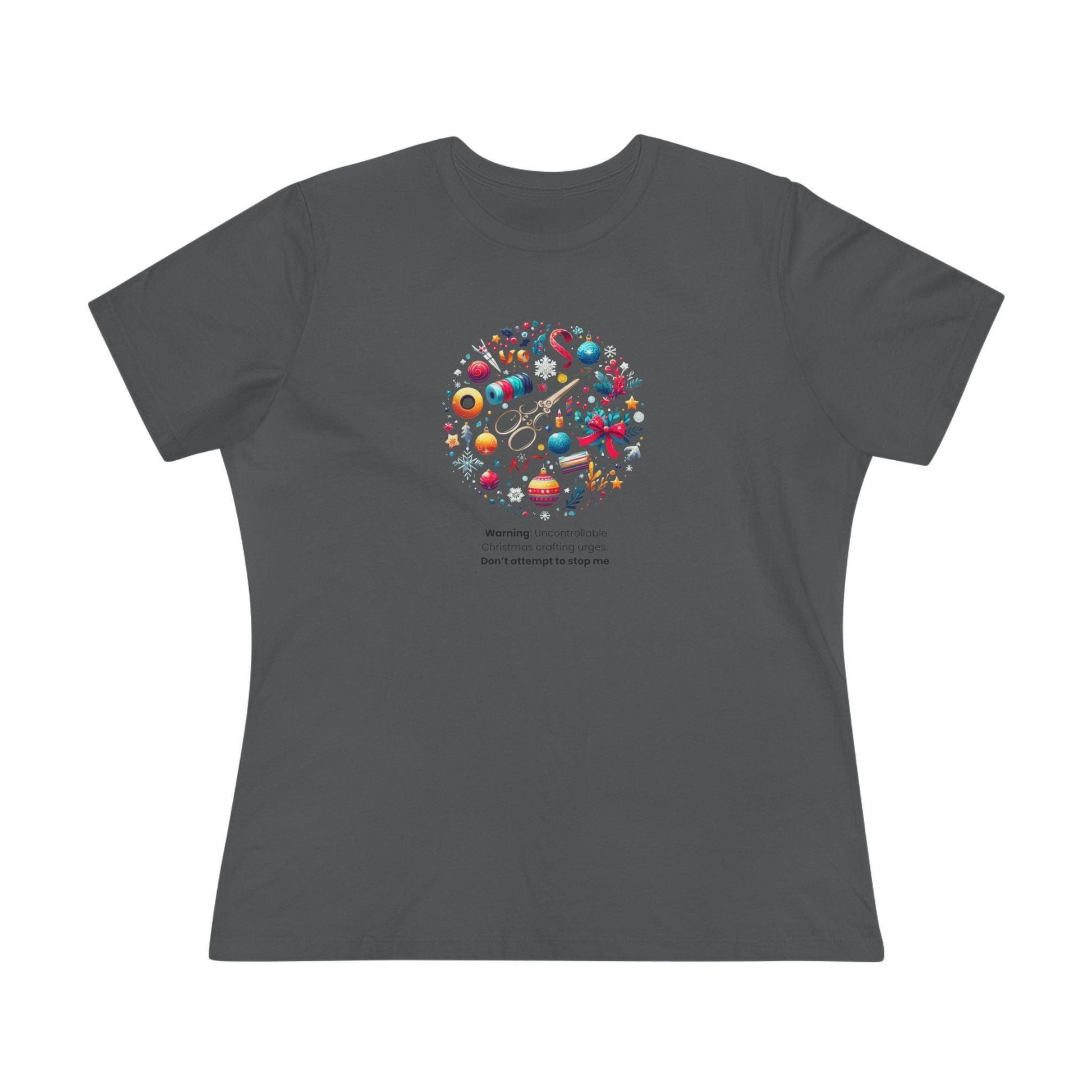 Snow Globe - Uncontrollable Urge to Craft - Women's Softstyle Tee - Whippie's