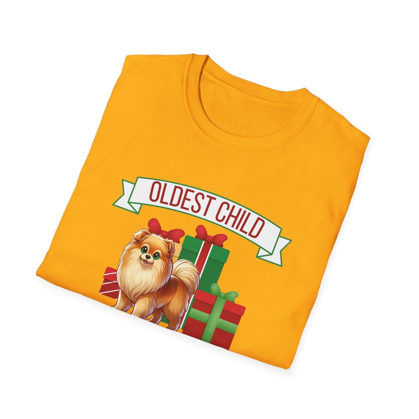 Oldest Child, The Favorite 🎁🐶 Pomeranian - Unisex Tee! 🎁👑 - Whippie's