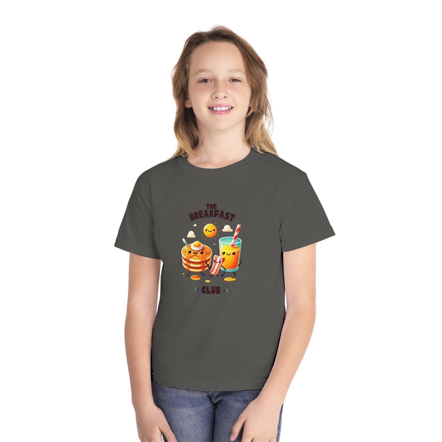 🥞 Breakfast Club 🍳 Youth Midweight Tee ☀️ Rise and shine, breakfast time! - Whippie's
