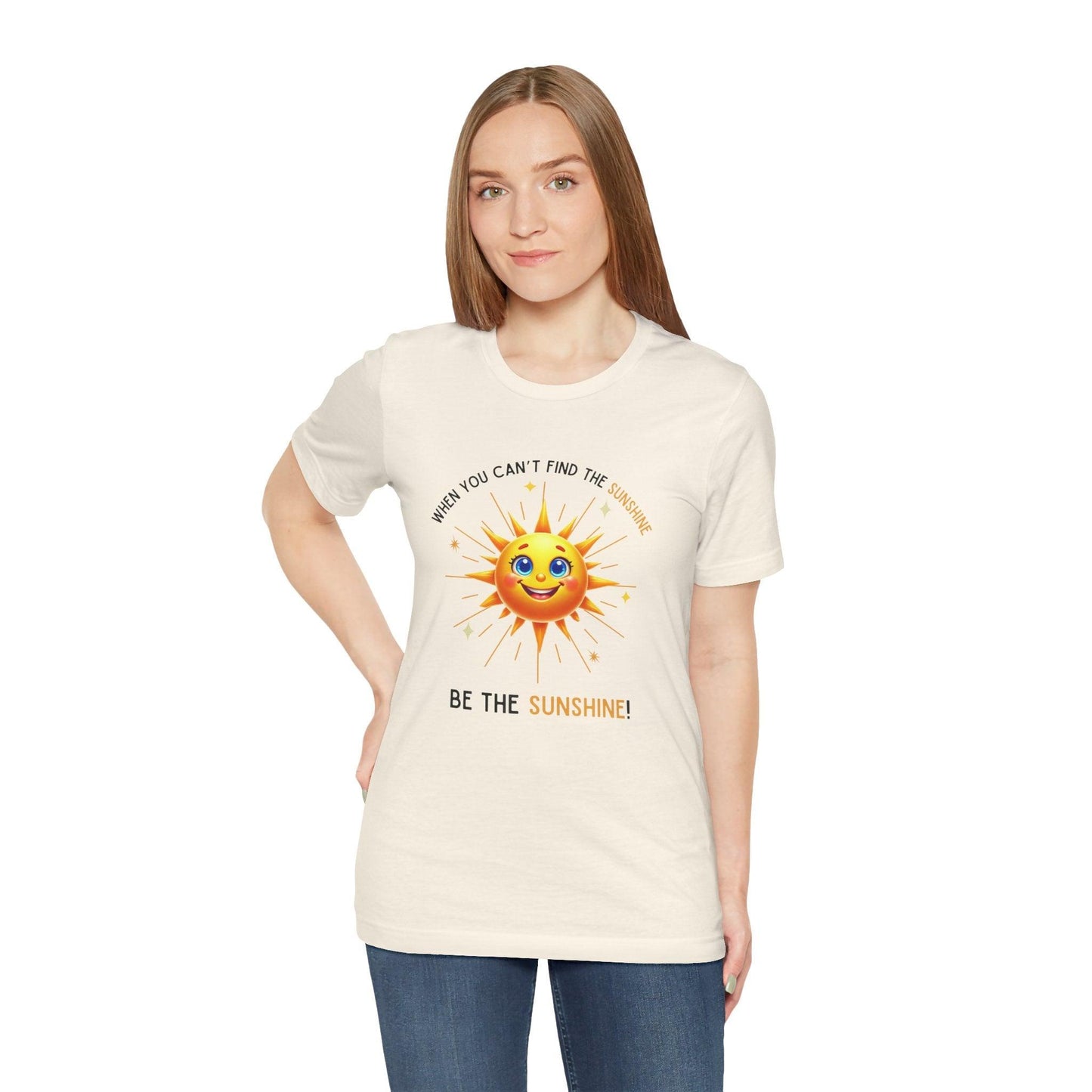 Be the Sunshine - Unisex Jersey Tee - ☀️ Let Your Inner Light Shine! ☀️ - Whippie's