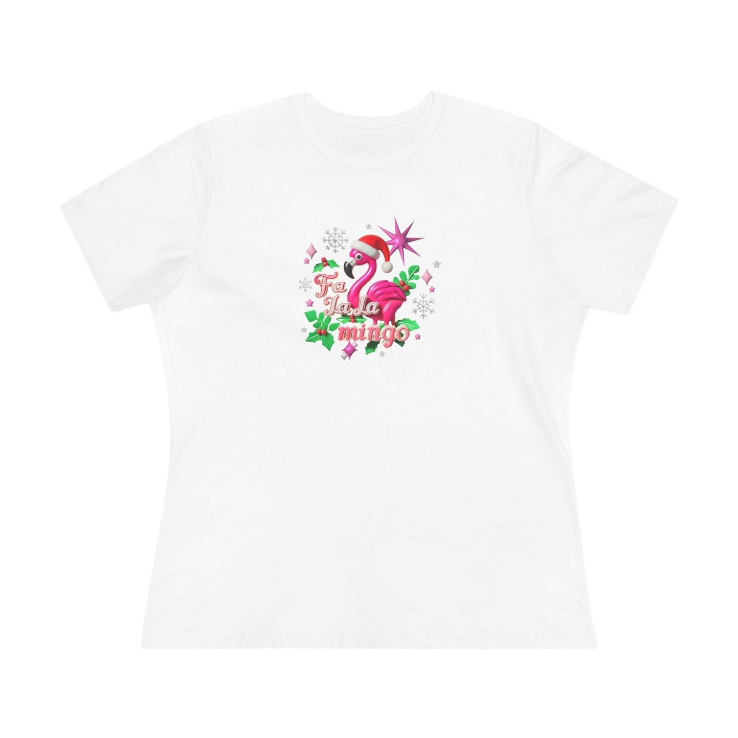🦩🎅 Fa La La Mingo! ❄️🌟 - Women's Softstyle Tee - Whippie's