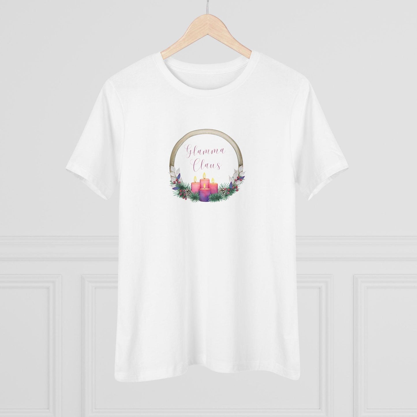 Glamma Claus - Christmas Cheer! 🤶🎄 - Women's Softstyle Tee - Whippie's