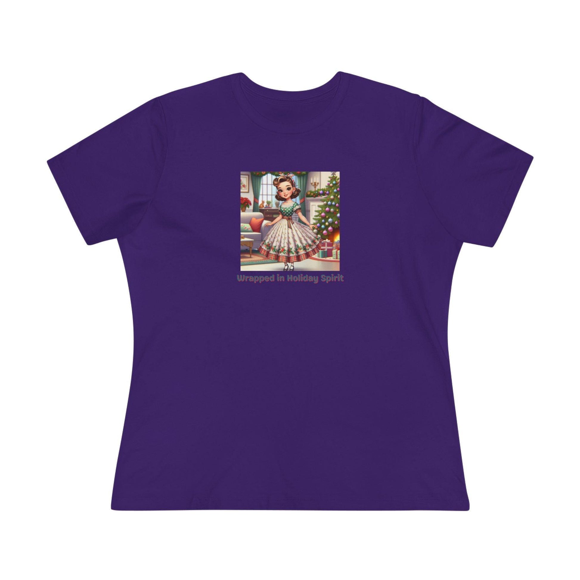 Wrapped in Holiday Spirit - Women's Softstyle Tee - Whippie's