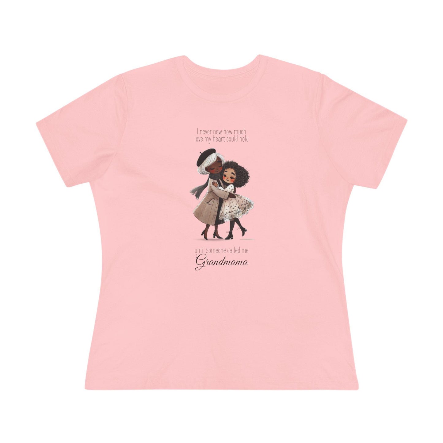 I Never Knew How Much Love My Heart Could Hold Until Someone Called Me Grandma Women's Tee (Black Family) - Personalizable - Whippie's