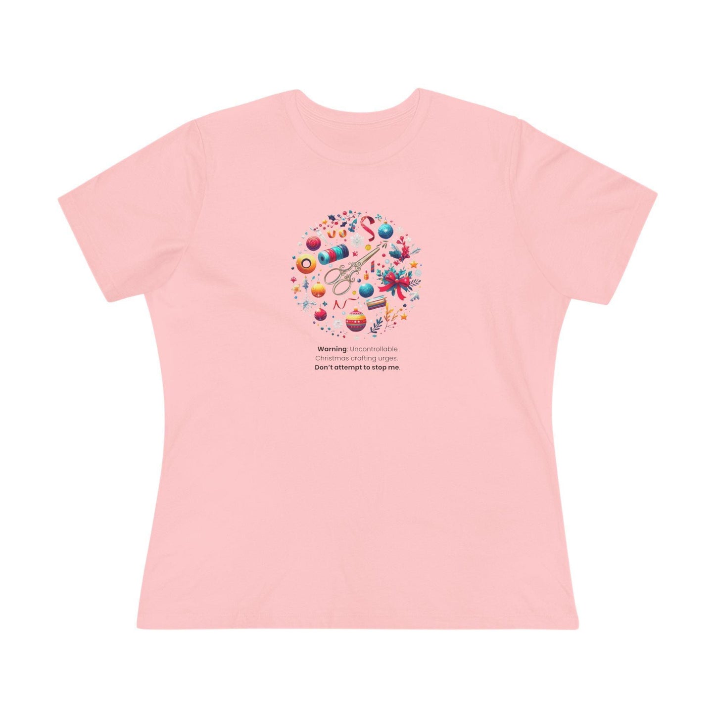 Snow Globe - Uncontrollable Urge to Craft - Women's Softstyle Tee - Whippie's