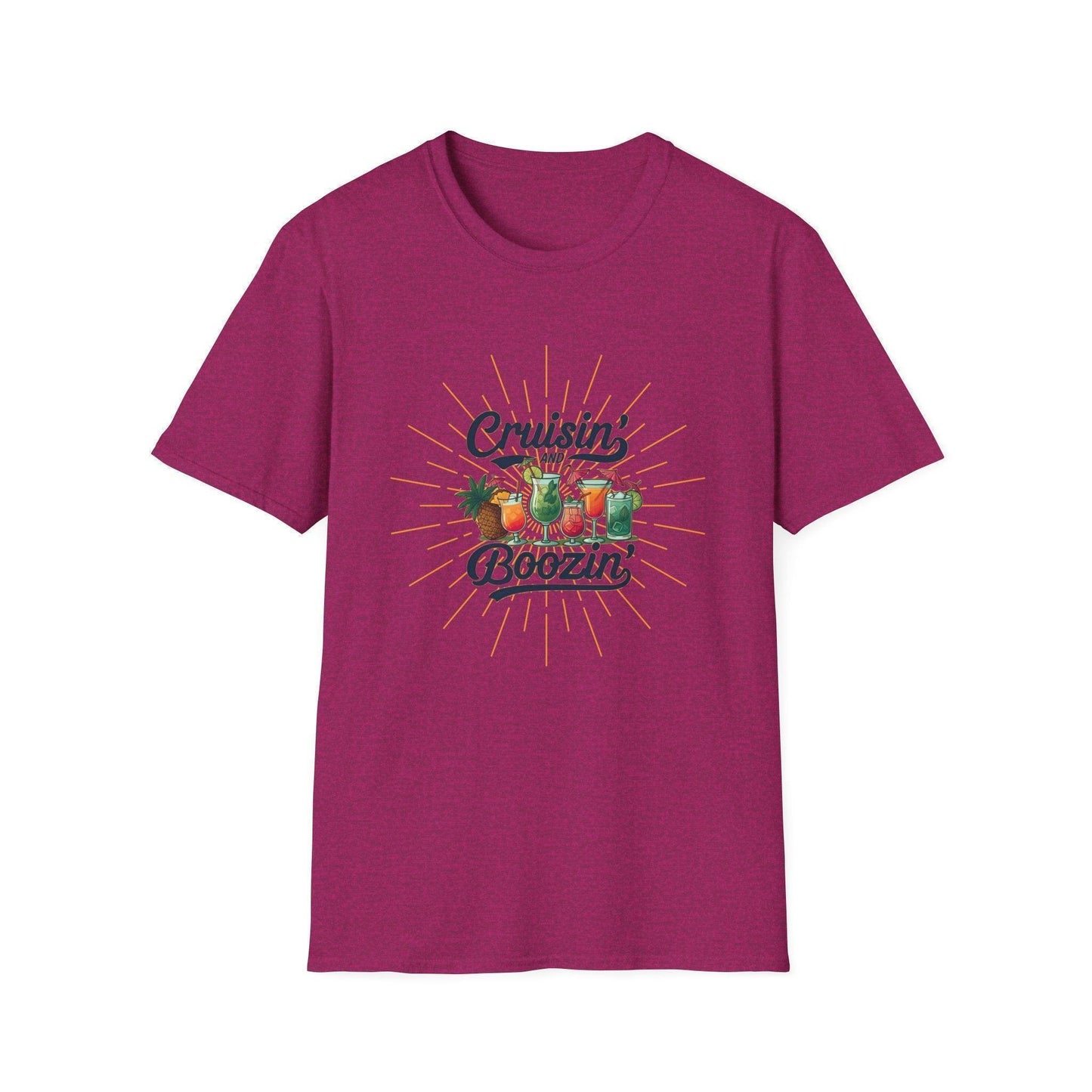 Cruisin' and Boozin Unisex Tee ๐ณ๏ธ๐น - Whippie's
