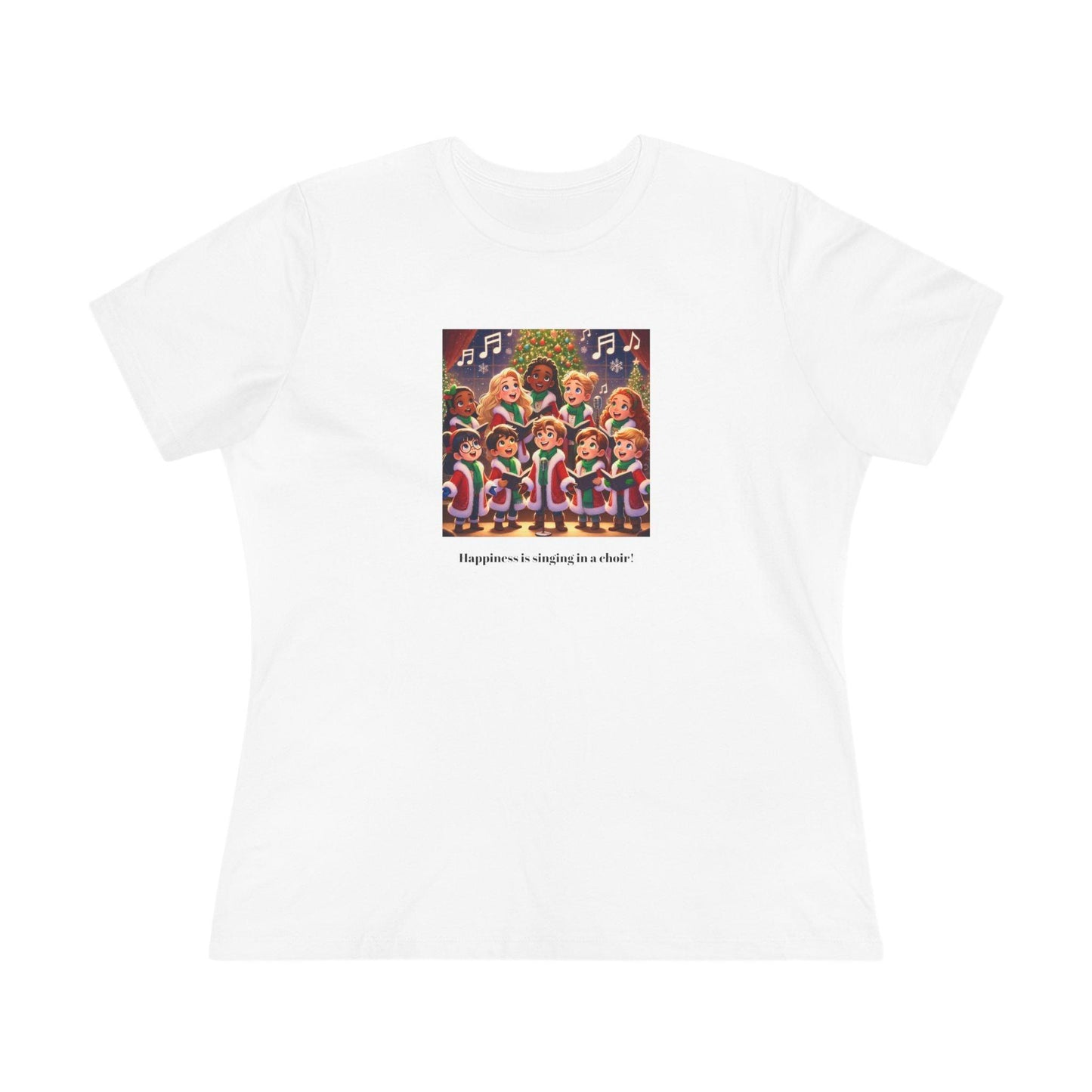 Happiness is Singing in a Choir - Women's Tee - Whippie's