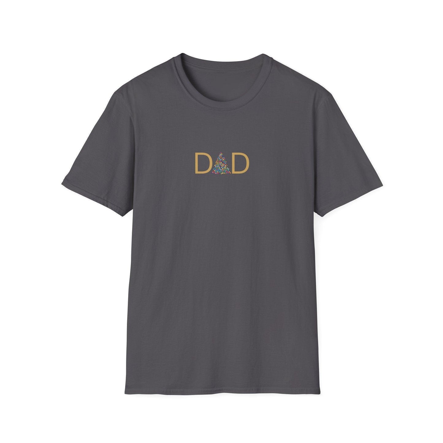 DAD 🎄 - Golden Christmas Dad! ✨🎁- Mens Softstyle T-shirt - Whippie's