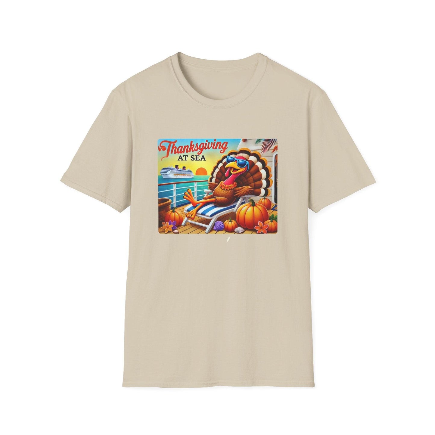 Turkey on Vacation - Gobble 'til You Wobble on the Open Seas! š¦š¢ Unisex T-Shirt š - Whippie's