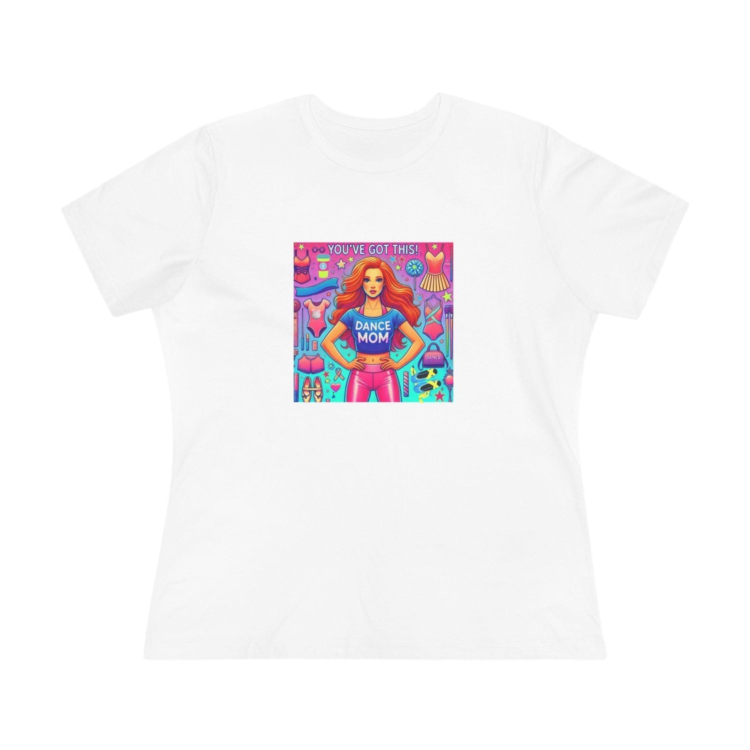 Dance Mom: You've Got This - Red Hair Mom - Women's Softstyle Tee - Whippie's