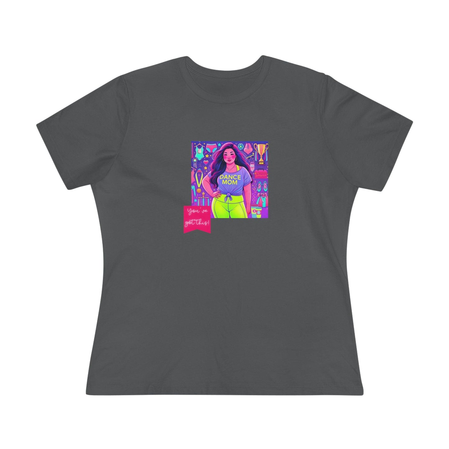 Dance Mom: You've Got This - Asian Mom (Curvy) - Women's Softstyle Tee Celebrate Your Inner Dance Mom! - Whippie's