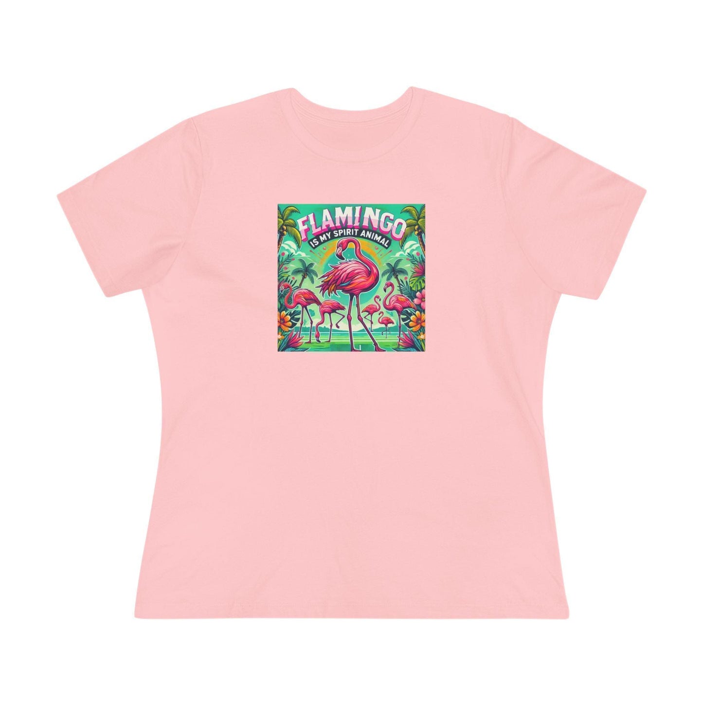 Flamingo is My Spirit Animal - Women's Softstyle Tee - Whippie's