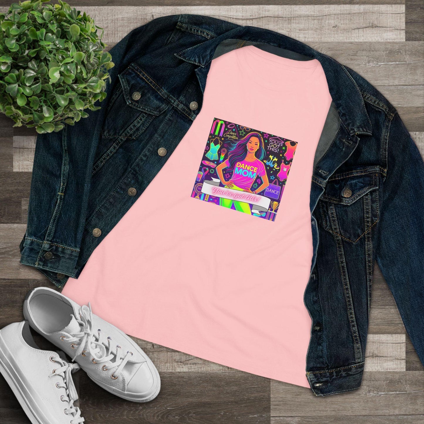 You've Got This! Dance Mom (Young Asian Mom) - A Sparkling Performance ⭐️- Women's Softstyle Tee - Whippie's