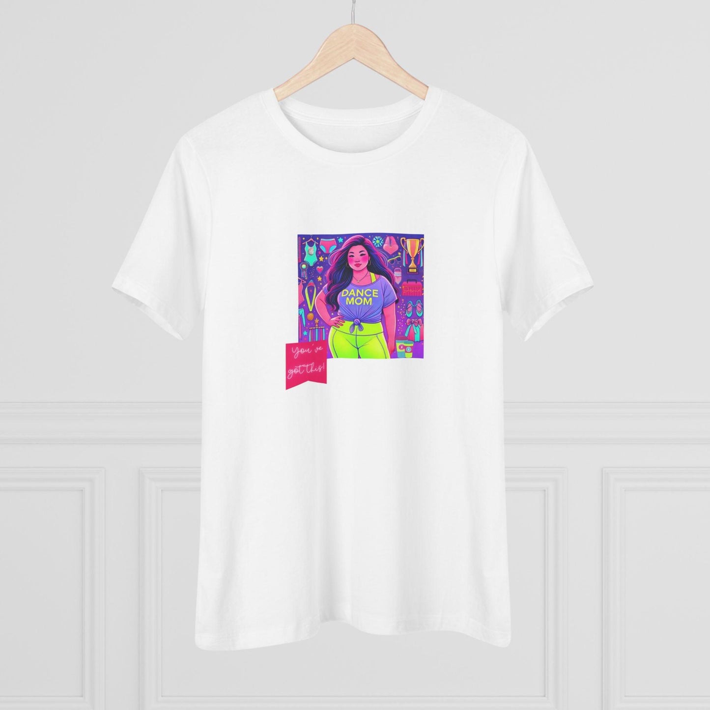 Dance Mom: You've Got This - Asian Mom (Curvy) - Women's Softstyle Tee Celebrate Your Inner Dance Mom! - Whippie's