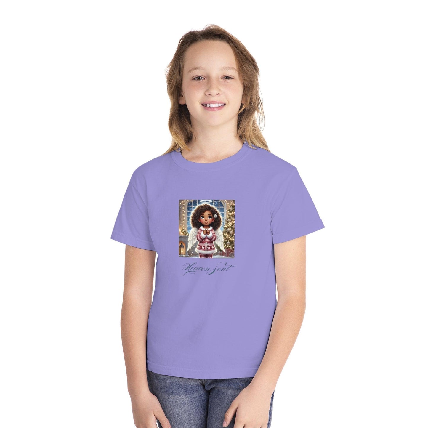 👼 Heaven Sent 😇 Youth Midweight Tee ✨ - Whippie's
