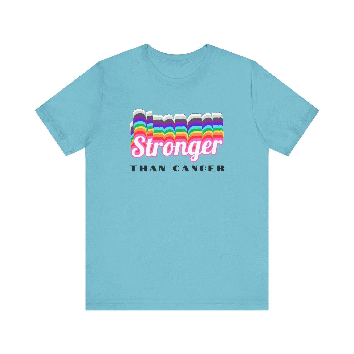 💪 Stronger Than Cancer 🎗️ Unisex Jersey Tee ✨ Show your support, wear your strength. - Whippie's
