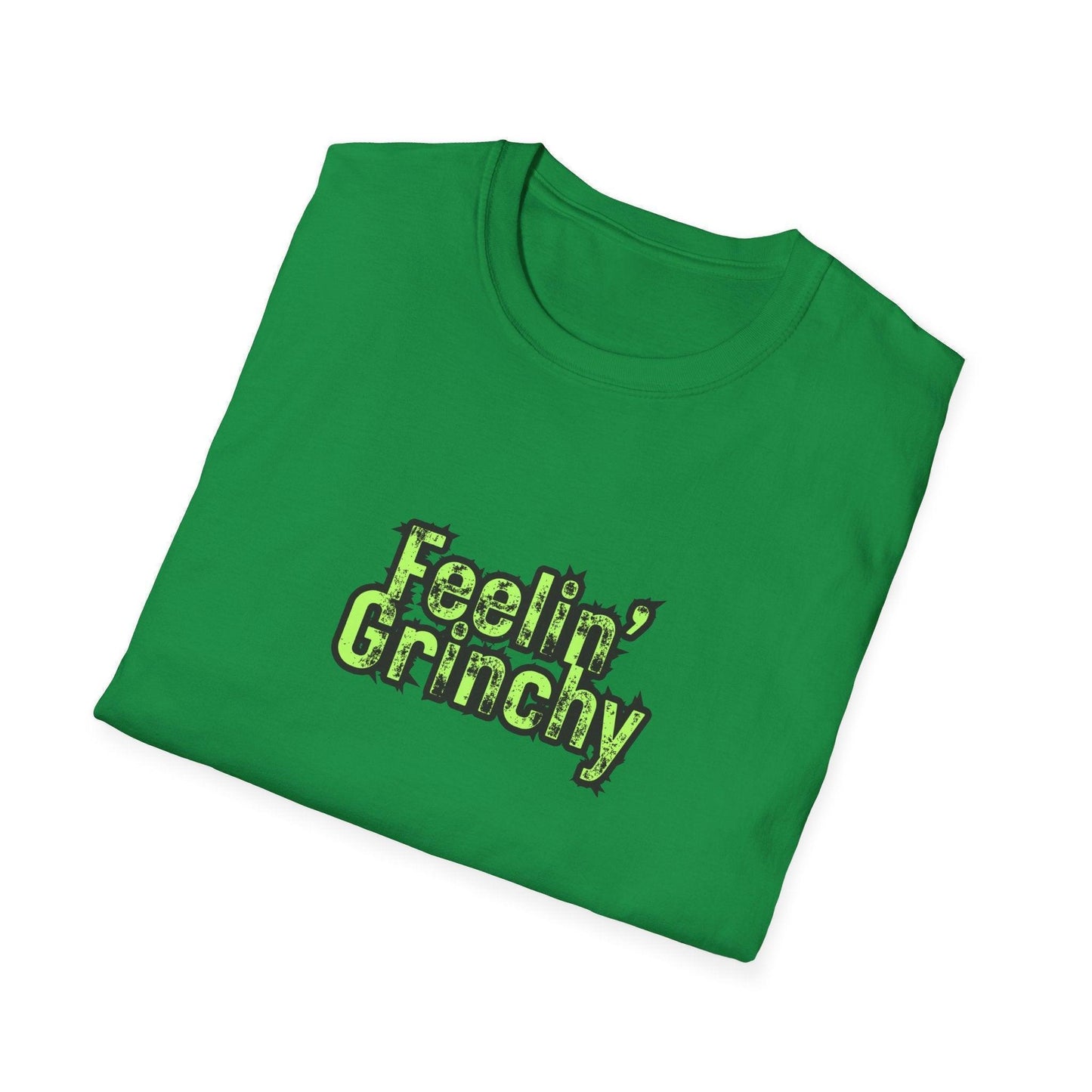 Feelin' Grinchy 🎄🎅 - Unisex Softstyle T-Shirt 👕 - Whippie's