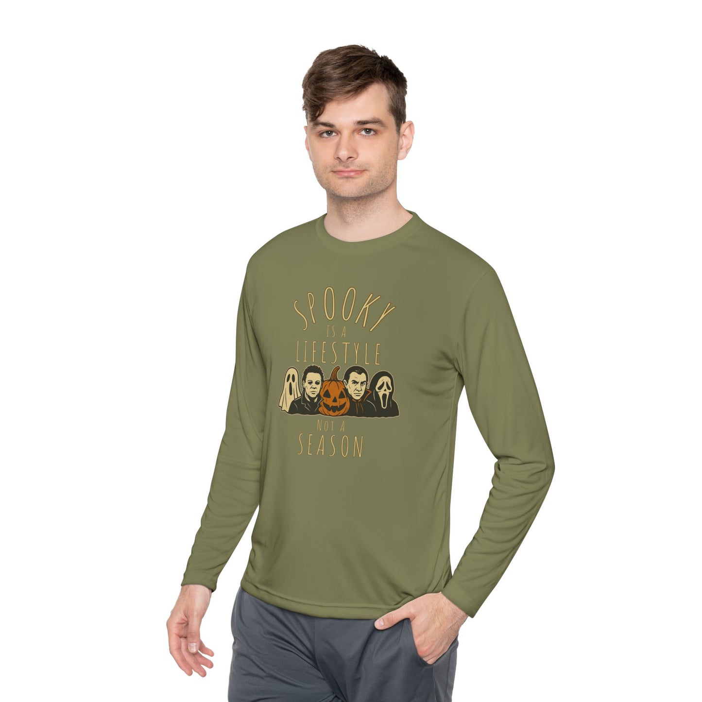 Spooky Is A Lifestyle: Classic Horror Icons Unisex Long Sleeve Tee - Whippie's