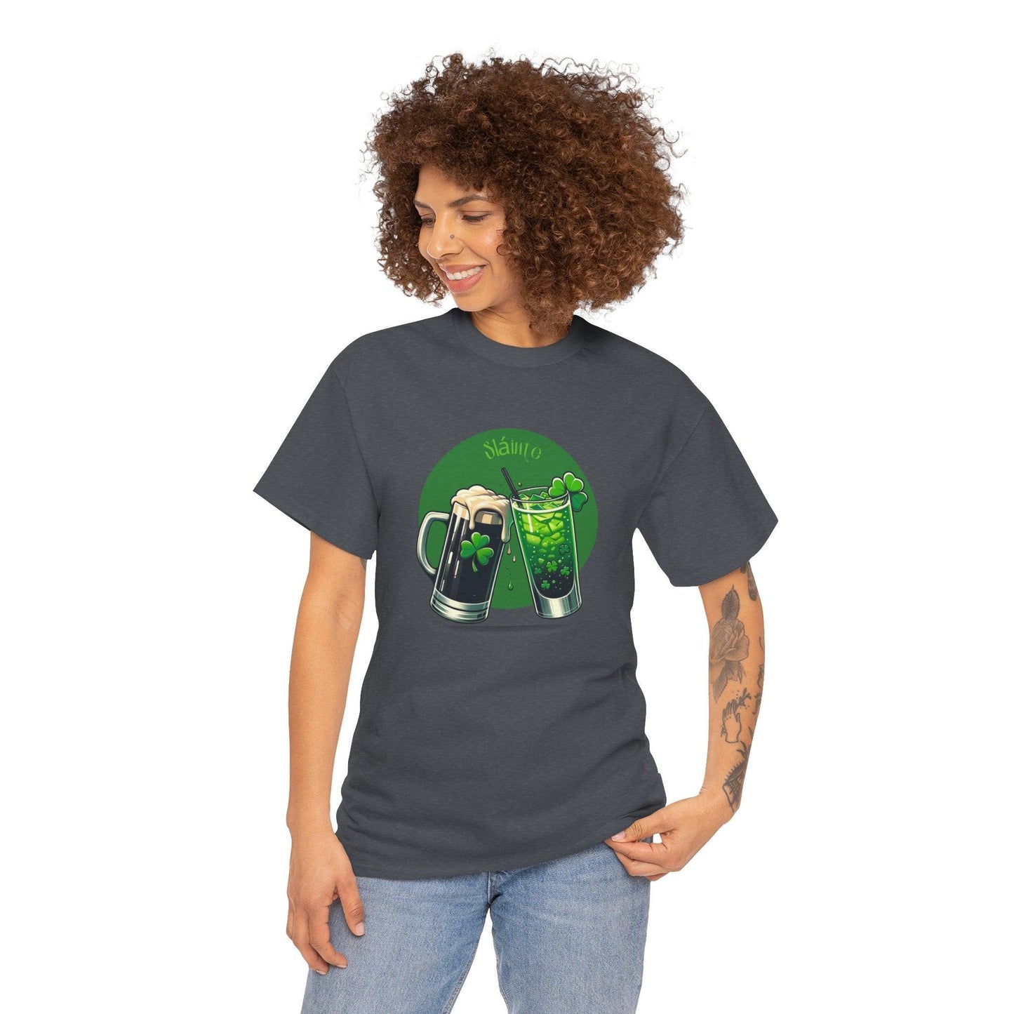 St. Patrick's Day Toast "Sláinte" Unisex Heavy T-Shirt - Whippie's