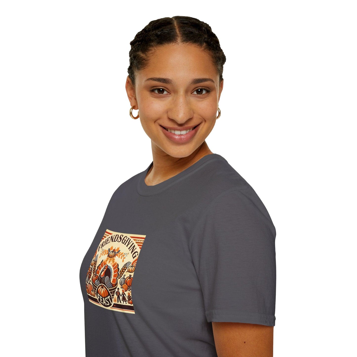 Friendsgiving Feast - A Harvest of Gratitude 🍂🦃 - Unisex T-Shirt - Whippie's