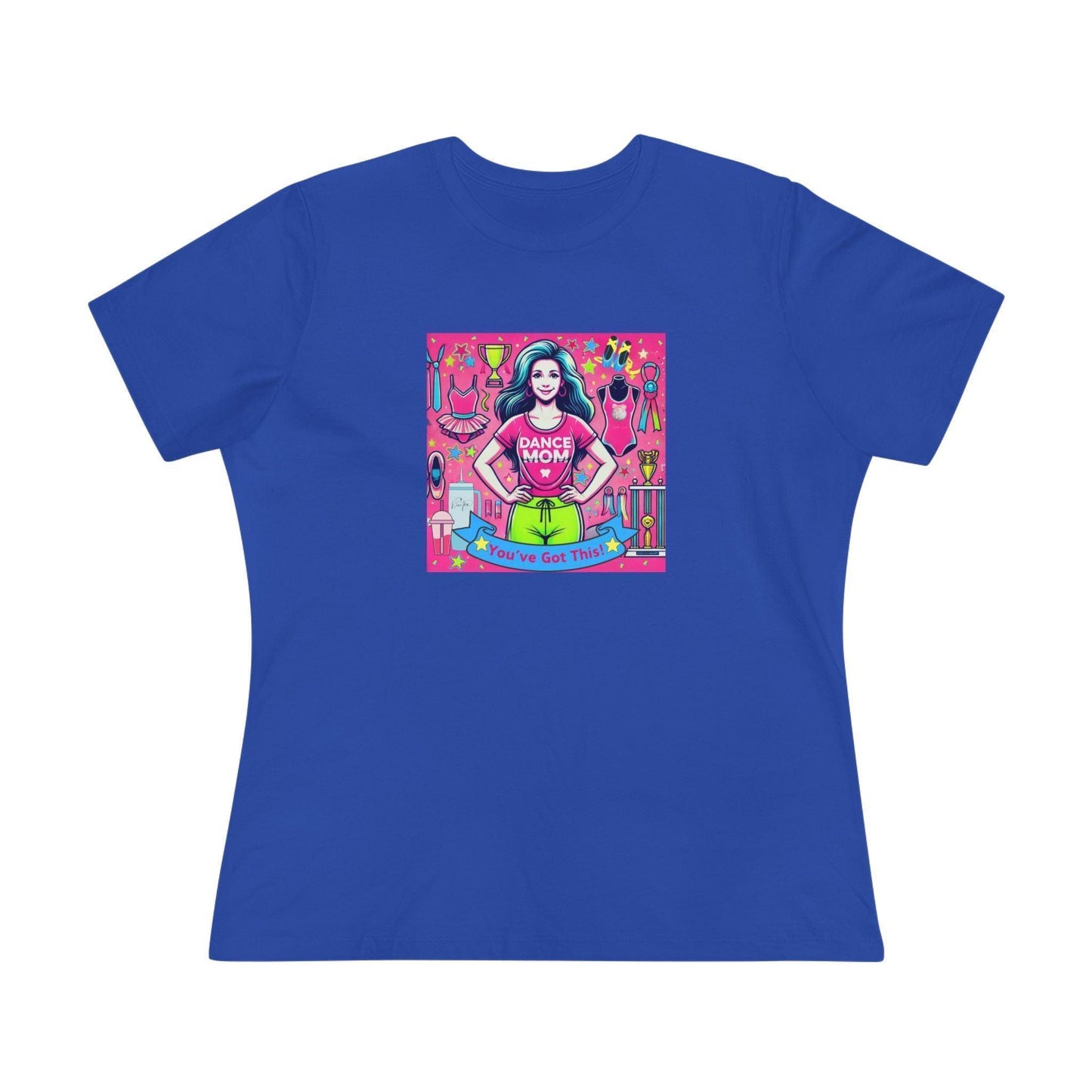 Dance Mom Magic (Brunette Mom) - A Colorful Celebration 🌈 - Women's Softstyle Tee - Whippie's