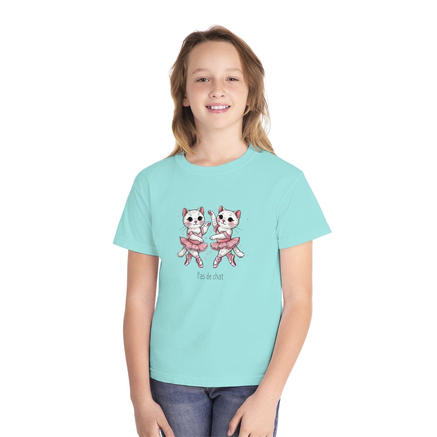 🐈⬛ Pas de Chat 🩰 Youth Midweight Tee ✨ - Whippie's