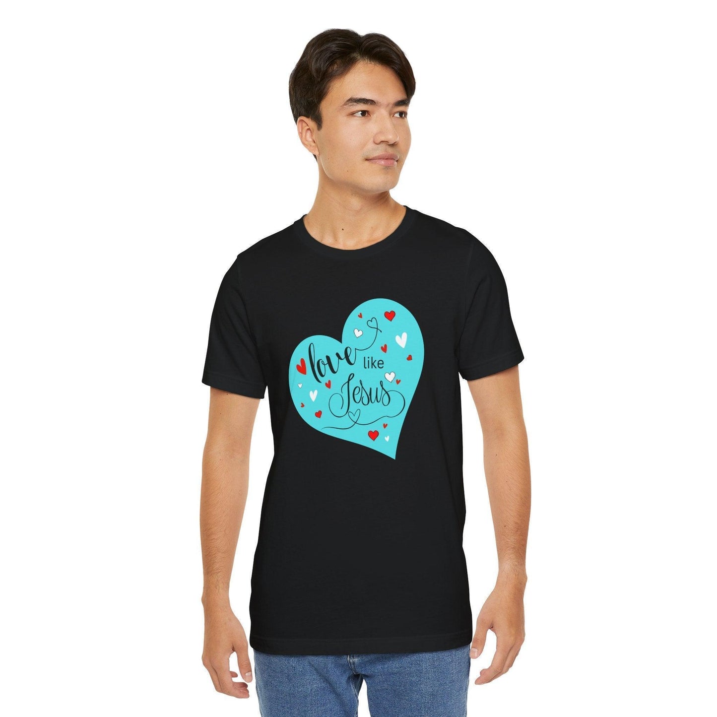 💙 Love Like Jesus ❤️ Unisex Jersey Tee ✨ Spread love and kindness. - Whippie's