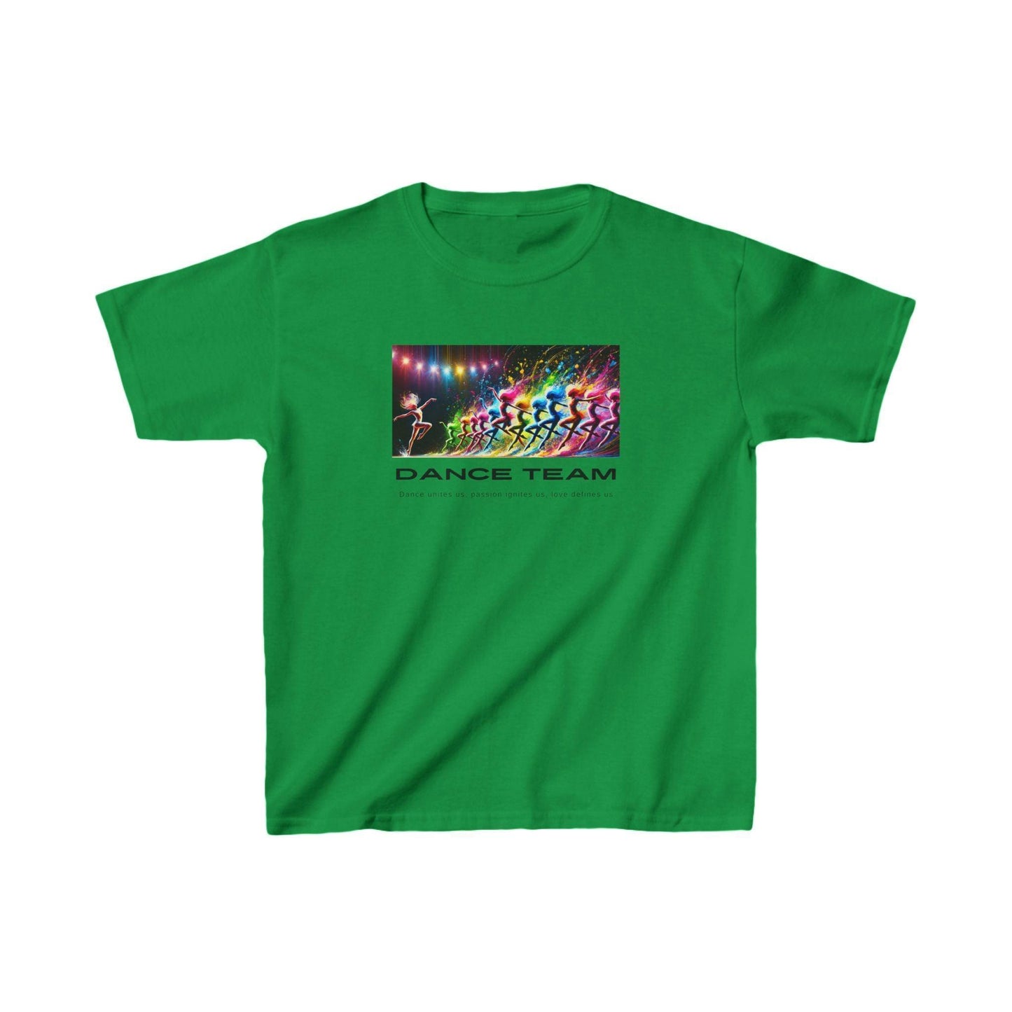 Dance Team: Dance unites us, passion ignites us, love defines us! 👧🏻👦🏾 Kids Heavy Cotton™ Tee 🎨 - Whippie's