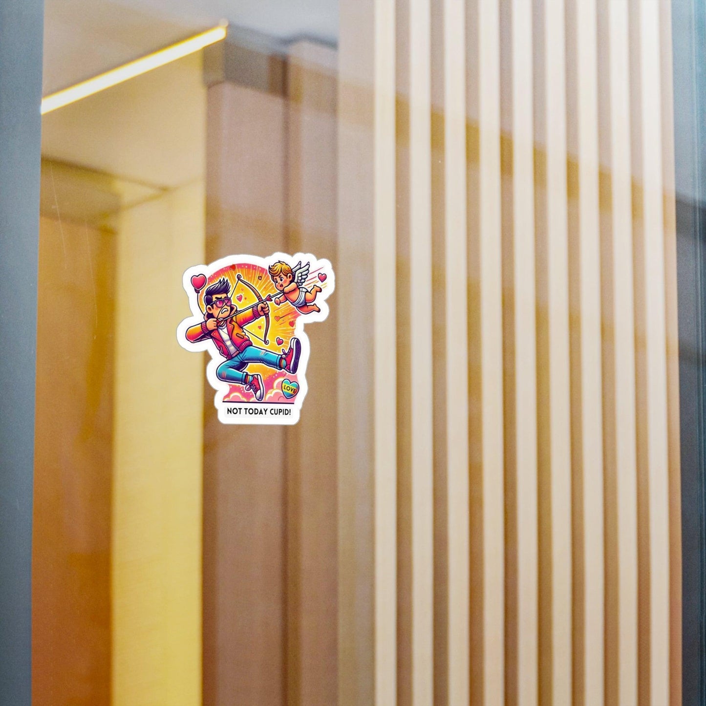๐น Cupid Begone! ๐น Kiss-Cut Vinyl Decal โจ Love on your own terms! - Whippie's