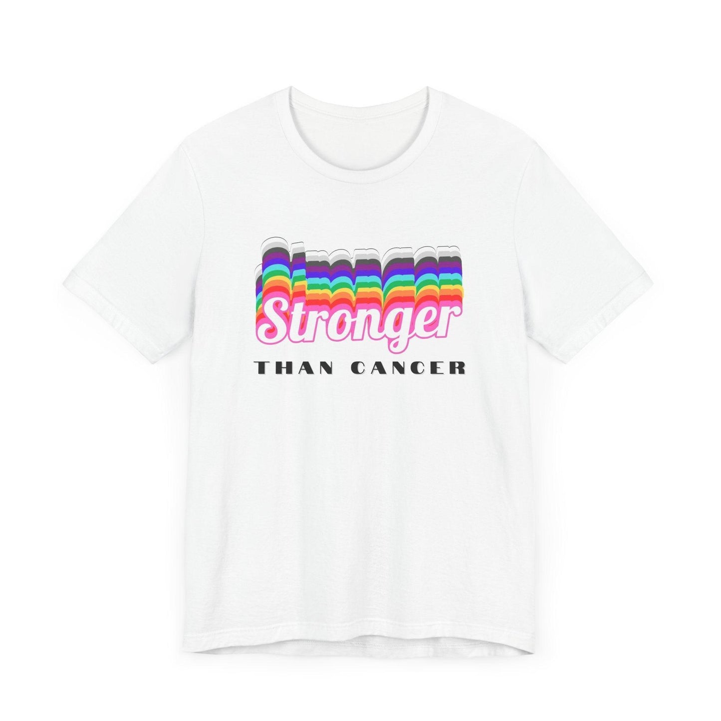 💪 Stronger Than Cancer 🎗️ Unisex Jersey Tee ✨ Show your support, wear your strength. - Whippie's