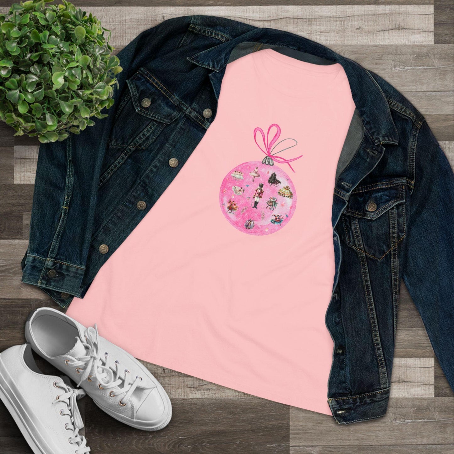 Nutcracker Ornament - A Whimsical Winter Wonderland! 🎄✨ Women's Softstyle Tee - Whippie's
