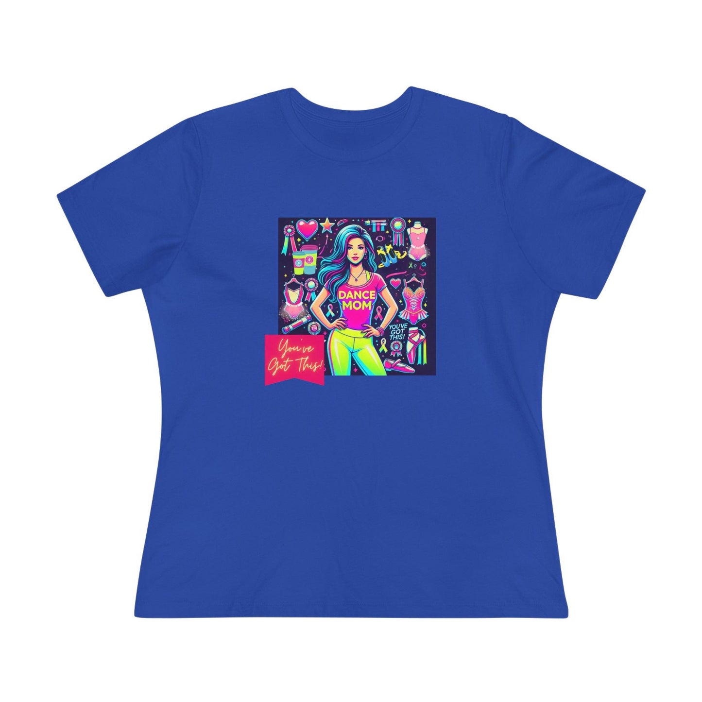 Dance Mom: You've Got This - Stylish Brunette Mom - Women's Softstyle Tee Celebrate Your Inner Dance Mom! - Whippie's