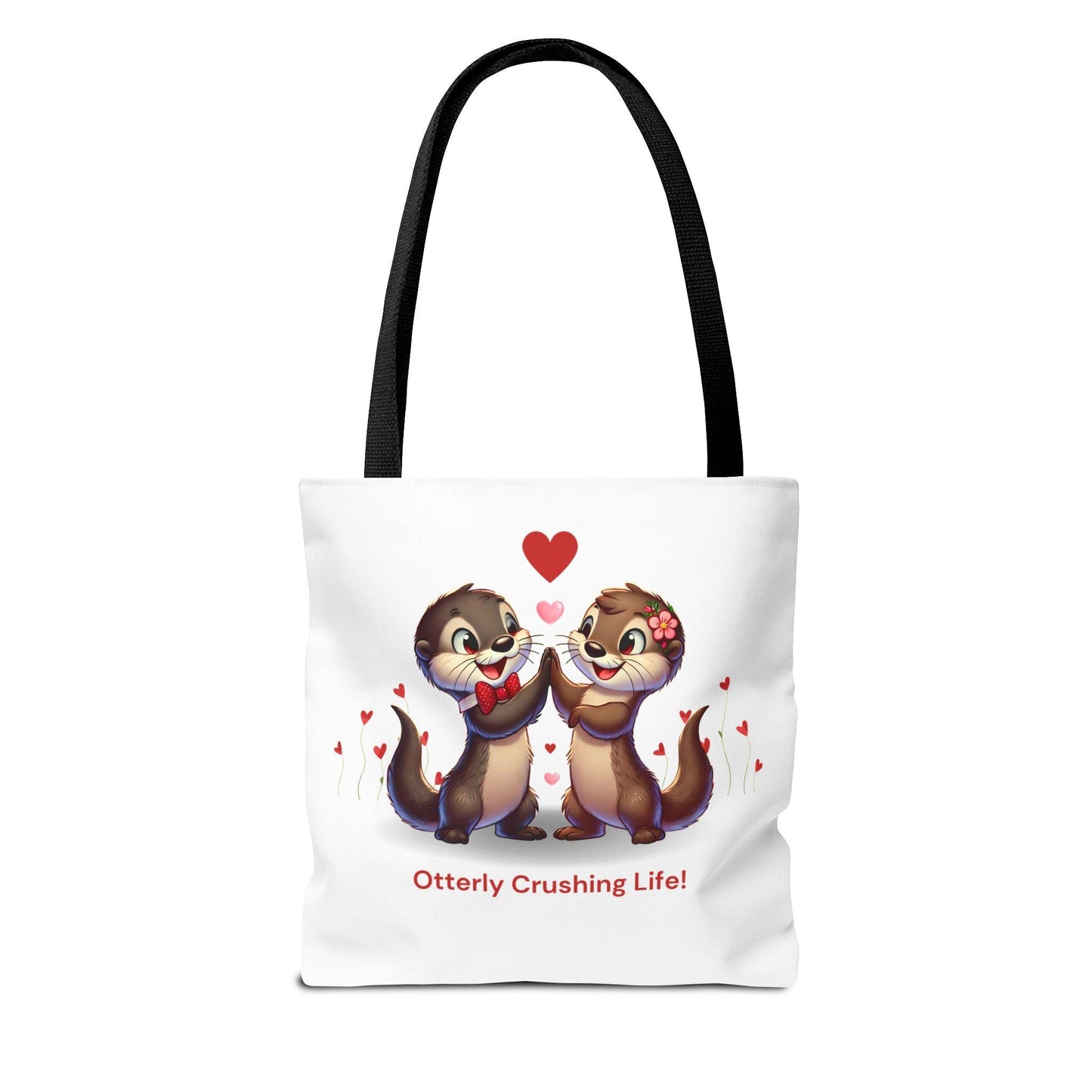 Otterly Crushing Life! Tote Bag - Carry Your World, Otter Style 🦦💖 - Whippie's