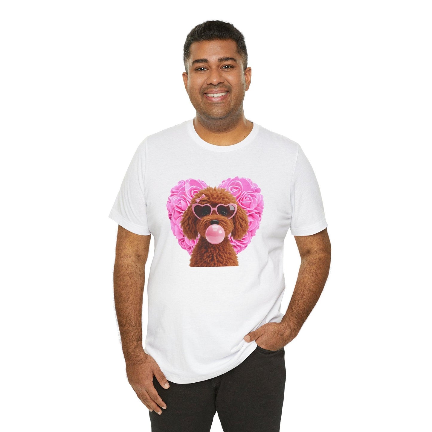 Doodle Love Unisex Jersey Tee - 💖 Cuteness Overload! 💖 - Whippie's