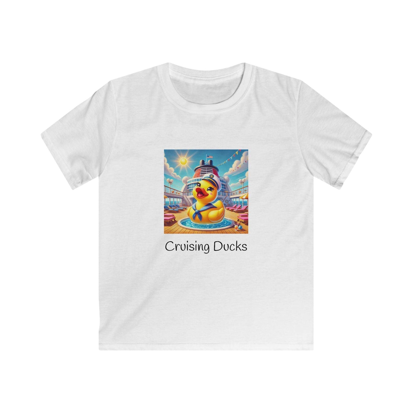 Duck on the Loose! Hilarious Cruise Ship Hide-and-Seek 🛳️ Kid's Tee 🐤 - Whippie's