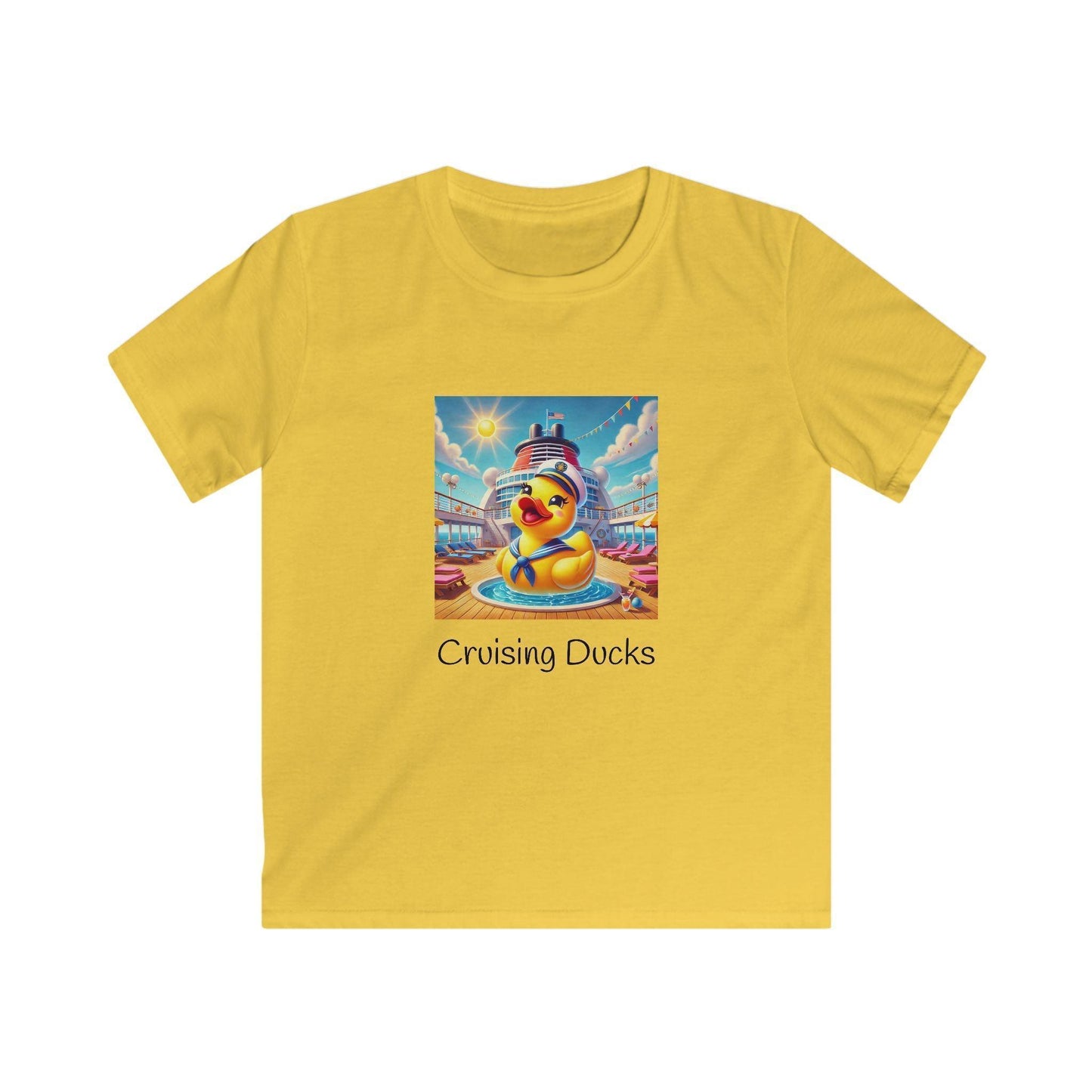 Duck on the Loose! Hilarious Cruise Ship Hide-and-Seek 🛳️ Kid's Tee 🐤 - Whippie's