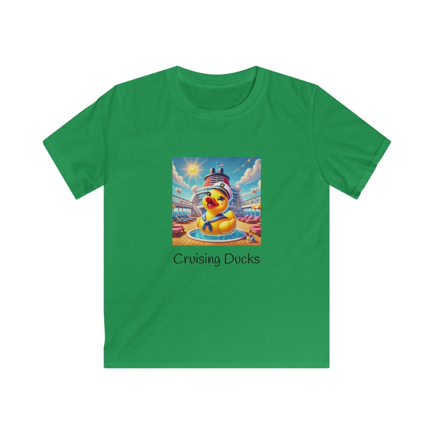 Duck on the Loose! Hilarious Cruise Ship Hide-and-Seek 🛳️ Kid's Tee 🐤 - Whippie's