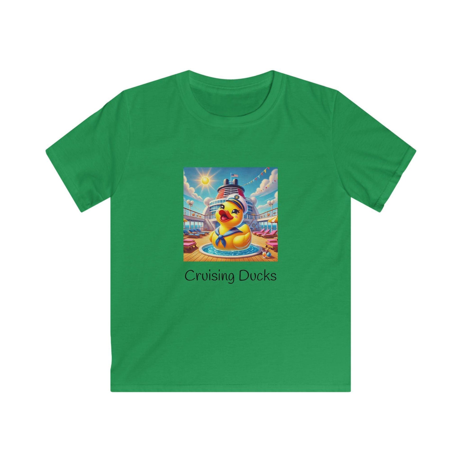 Duck on the Loose! Hilarious Cruise Ship Hide-and-Seek ๐ณ๏ธ Kid's Tee ๐ค - Whippie's