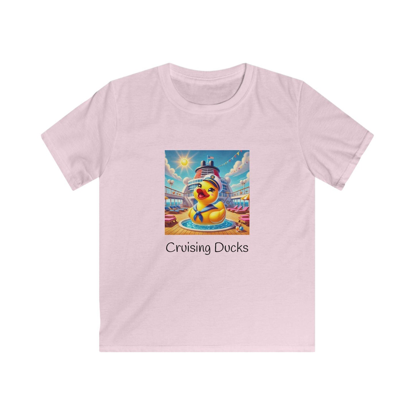 Duck on the Loose! Hilarious Cruise Ship Hide-and-Seek 🛳️ Kid's Tee 🐤 - Whippie's