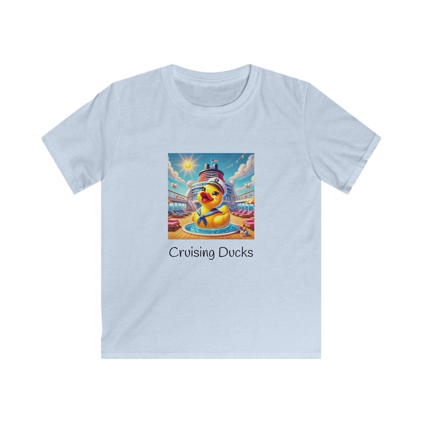Duck on the Loose! Hilarious Cruise Ship Hide-and-Seek 🛳️ Kid's Tee 🐤 - Whippie's