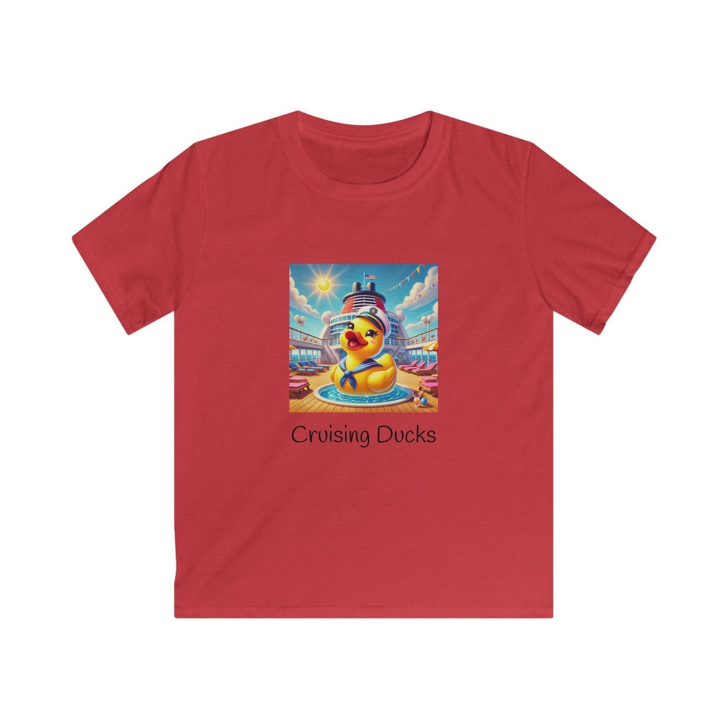 Duck on the Loose! Hilarious Cruise Ship Hide-and-Seek 🛳️ Kid's Tee 🐤 - Whippie's