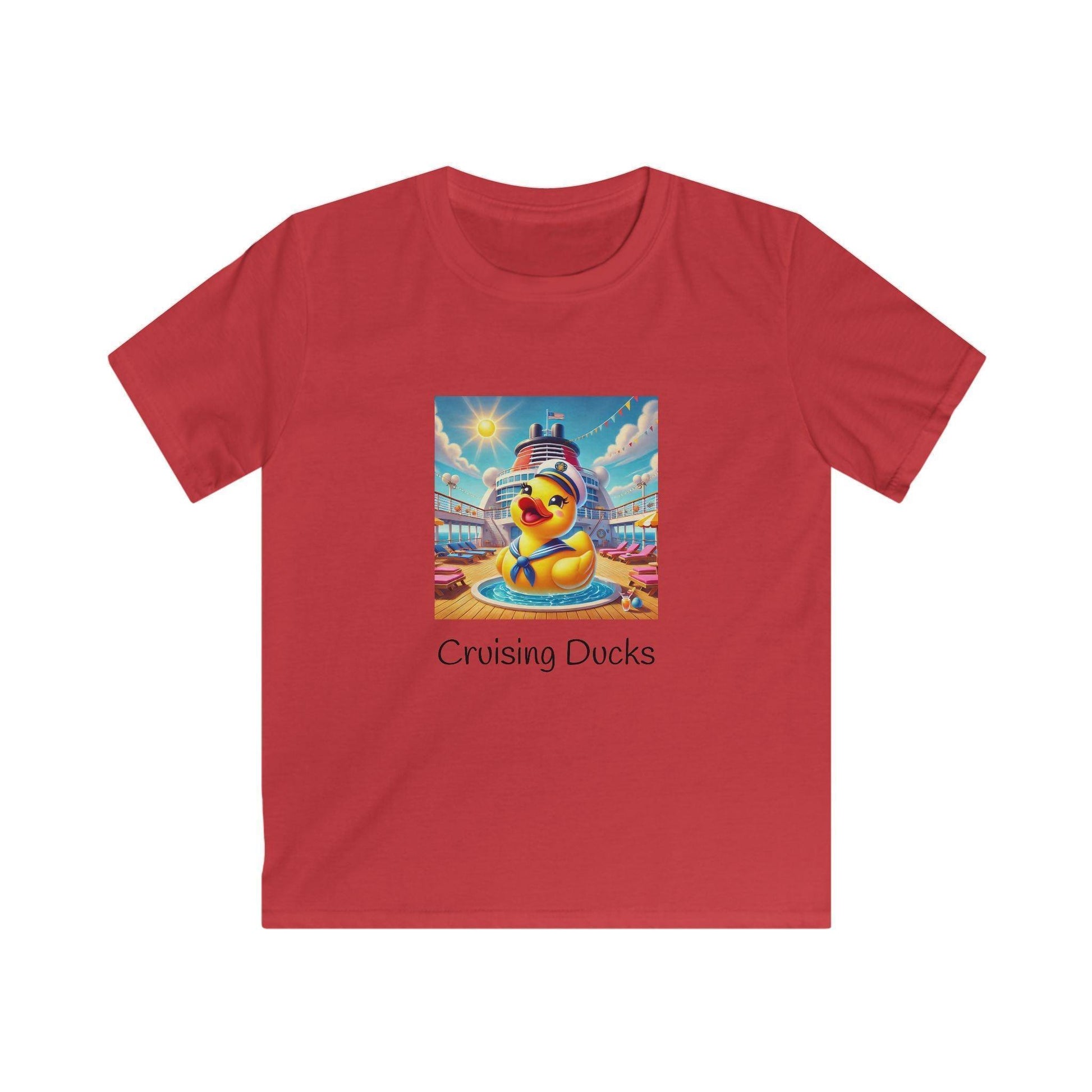 Duck on the Loose! Hilarious Cruise Ship Hide-and-Seek ๐ณ๏ธ Kid's Tee ๐ค - Whippie's