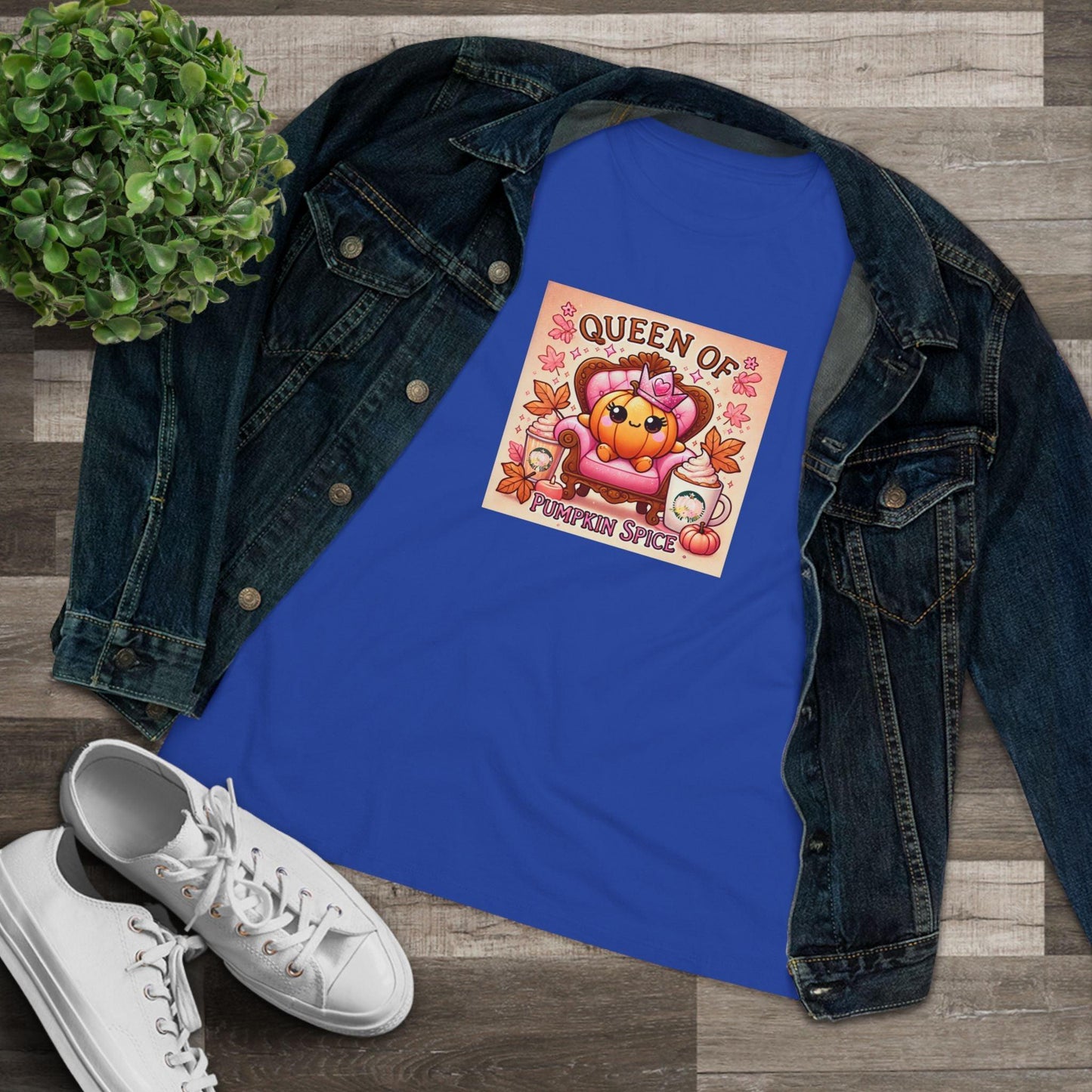 Queen of Pumpkin Spice - Women's Softstyle Tee - Whippie's