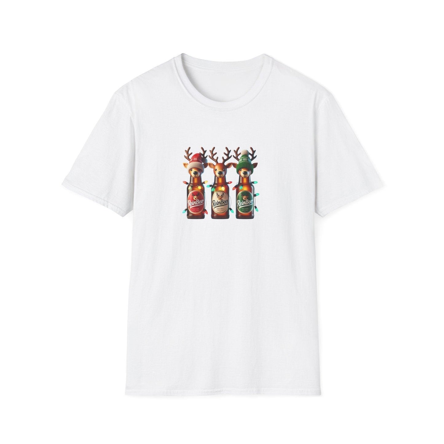 Reinbeer: The 🍻 Official Beverage of the Reindeer Games 🦌 - Unisex Softstyle T-shirt - Whippie's