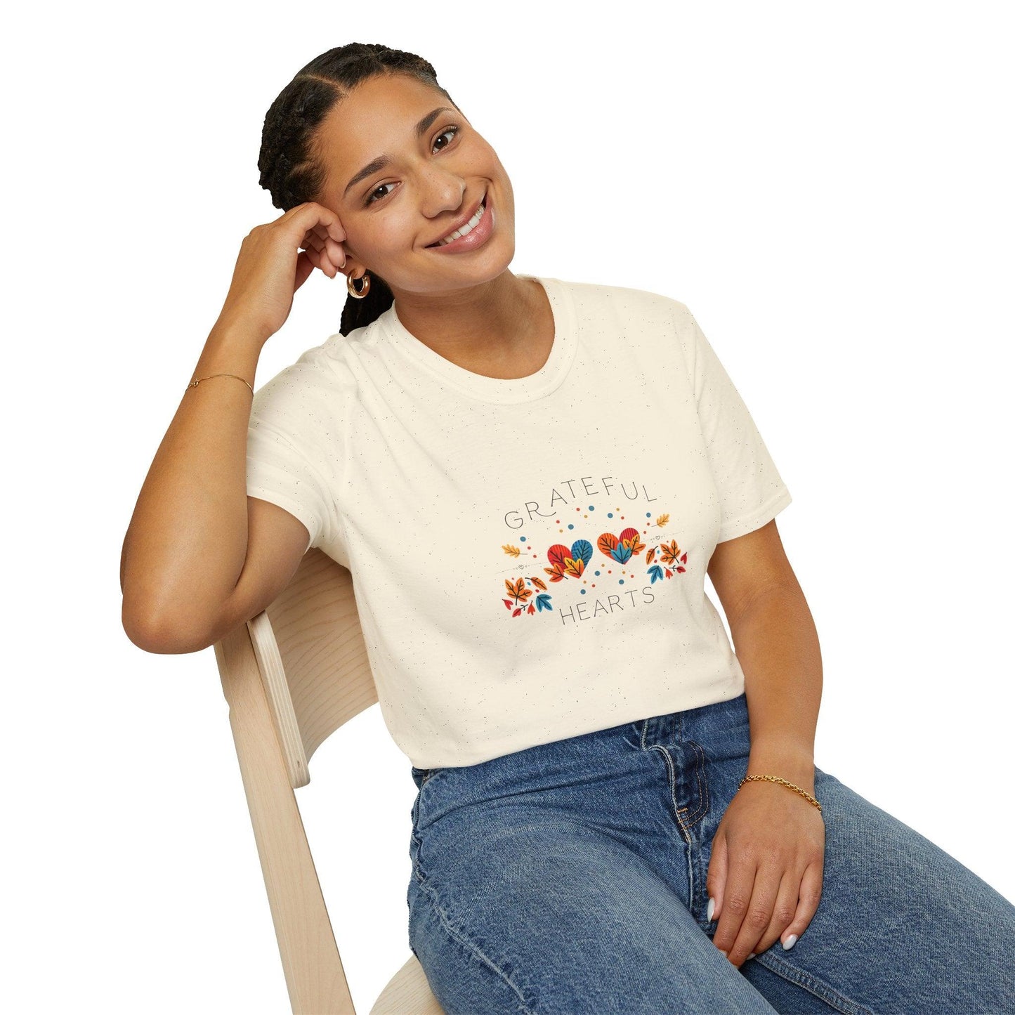 Grateful Hearts - A Family Affair š§”šā¤ļø - Two Hearts - Unisex T-Shirt - Whippie's