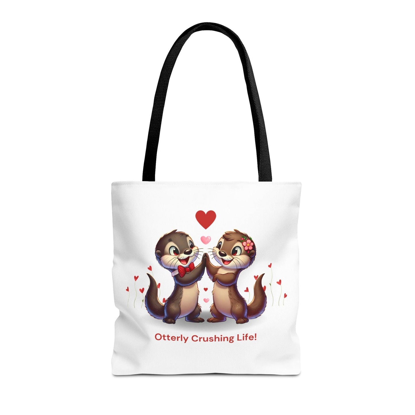 Otterly Crushing Life! Tote Bag - Carry Your World, Otter Style 🦦💖 - Whippie's
