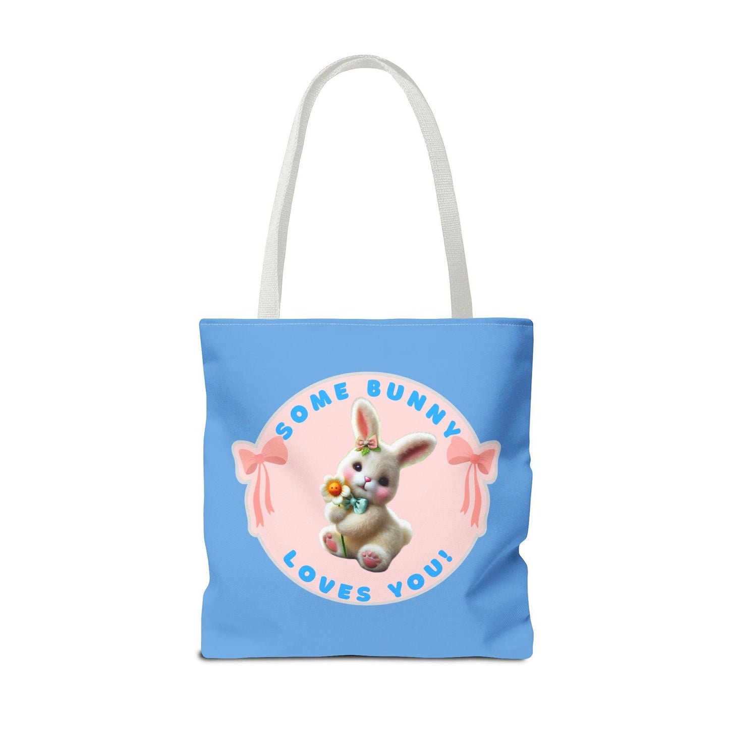 Some Bunny Loves You Easter Tote Bag - Hop into Easter with Adorable Style! 🐰💖 - Whippie's