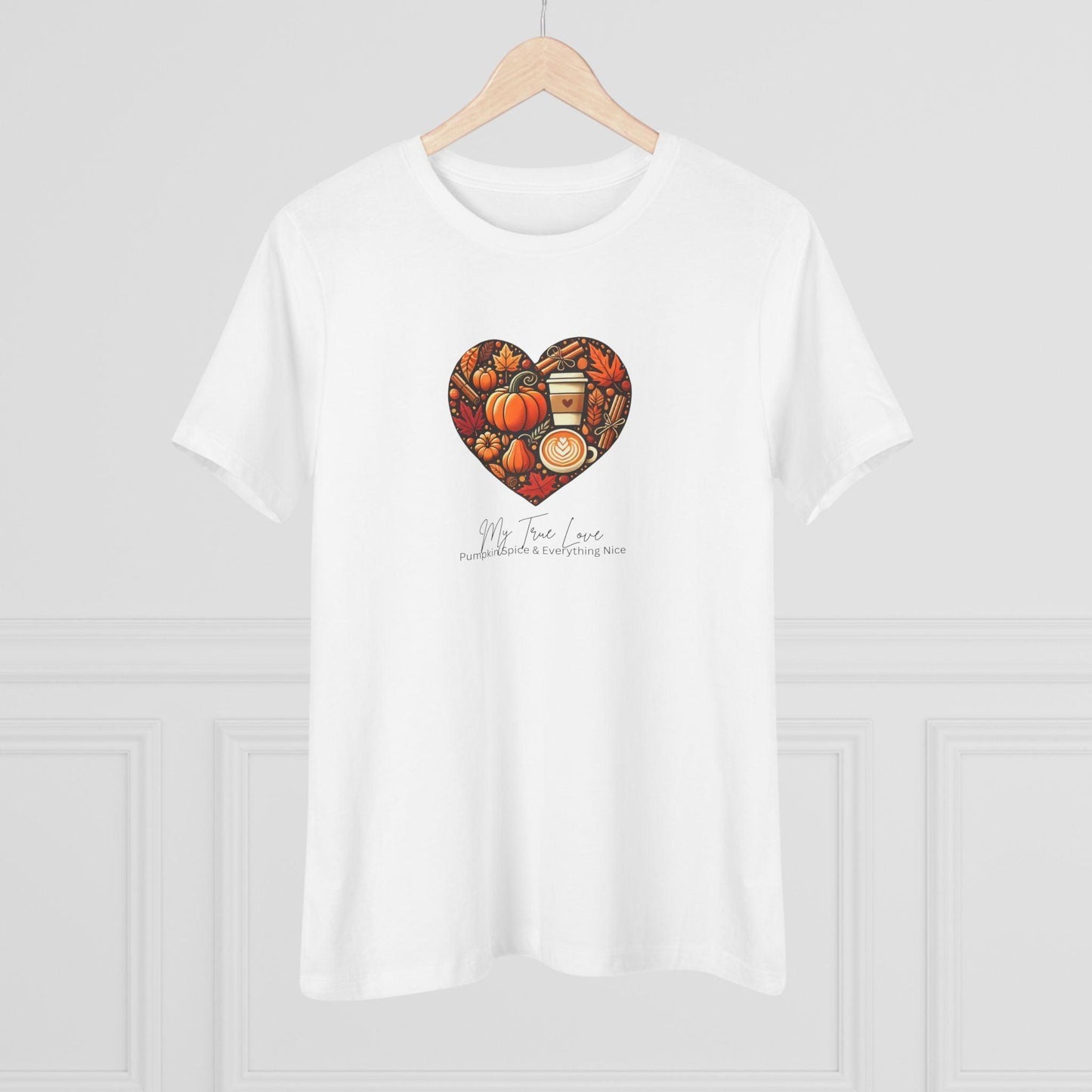 My True Love, Pumpkin Spice and Everything Nice - Women's Softstyle Tee - Whippie's